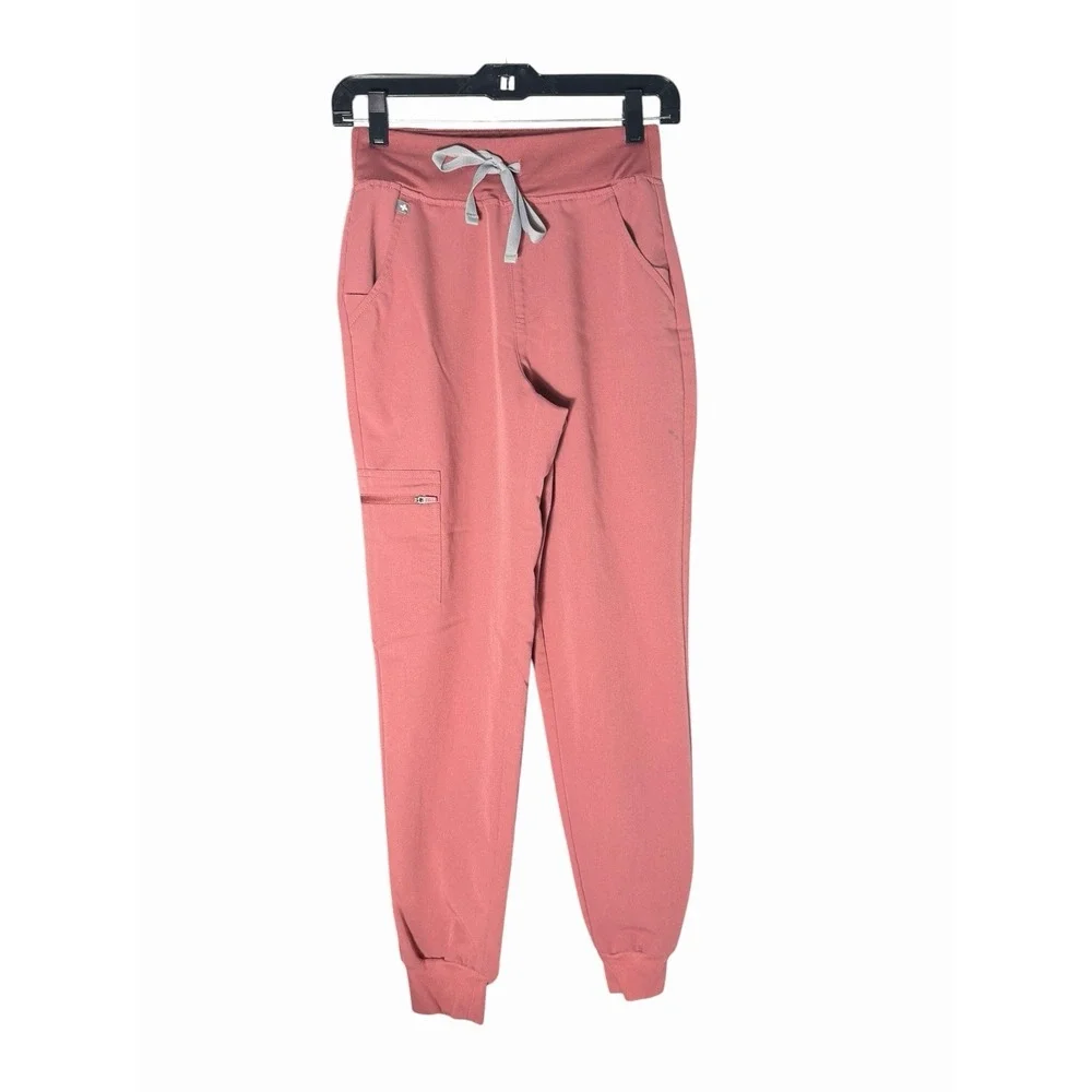 Figs Scrub Set XS Women's Mauve Pink Nursing Medical Technical Two Piece #M4-4